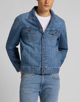 Męska Kurtka Jeansowa Lee Rider Washed Camden L89ZLJPI 112124002